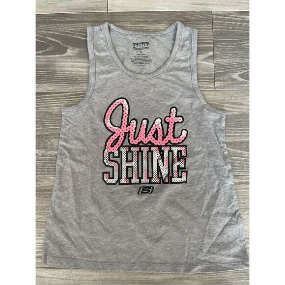 NWOT Skechers Active girls bundle of 6 t-shirts & tanks Size 5 - Picture 5 of 7